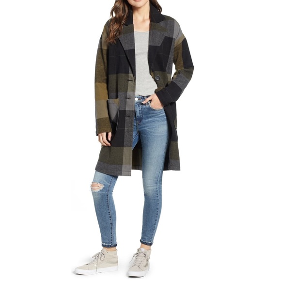 bp Jackets & Blazers - BP Plaid Duster
